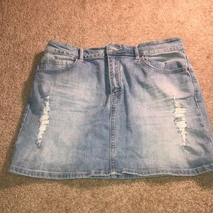 Denim skirt
